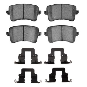 Audi A4 Brake Pads - Rear - R1 Concepts - Semi Met - `08-`17
